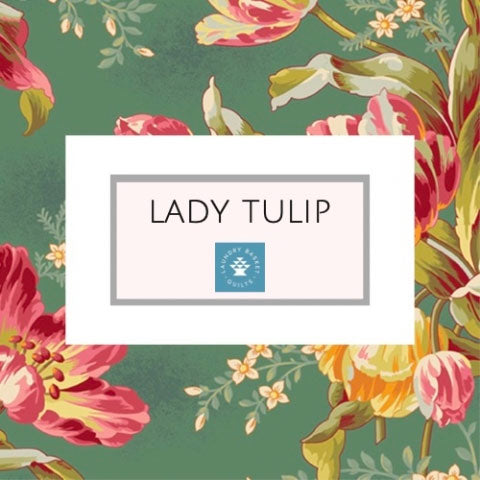 Lady Tulip Woven Modern Fabric Gallery