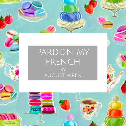 Pardon my French By August Wren Woven Modern Fabric Gallery