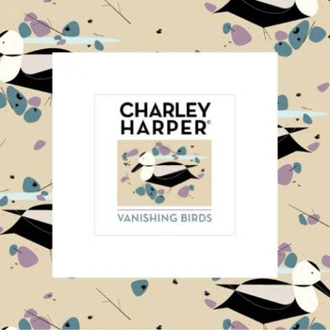 Vanishing Birds By Charley Harper Woven Modern Fabric Gallery