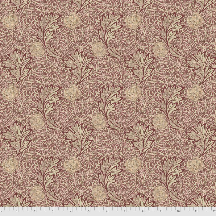 Apple red fabric by Morris & Co sold by Online Canadian Fabric Store Woven Modern Fabric Gallery