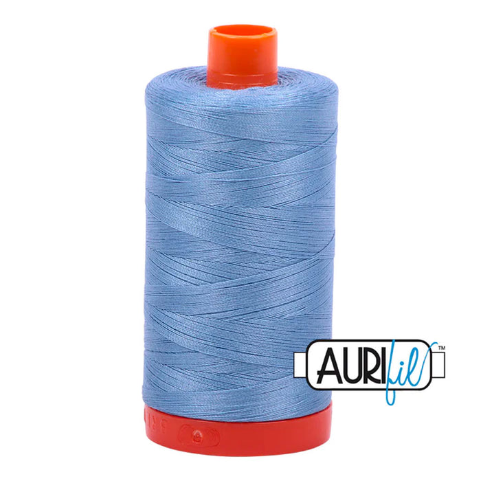 Aurifil Thread Light Delft Blue 2720 50 wt.  Sold by Canadian online fabric store Woven Fabric Gallery.