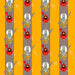 October Edibles organic fabric by Charley Harper for Birch Fabrics. Sold by Canadian online fabric shop Woven Fabric Gallery.