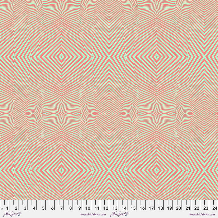 Lazy Stripe Lunar fabric by Tula Pink from the Moon Garden collection. Sold by Canadian online fabric store Woven Fabric Gallery.  