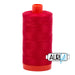 Aurfil Thread Red 2250 50 wt. Sold by Canadian online fabric store Woven Fabric Gallery.