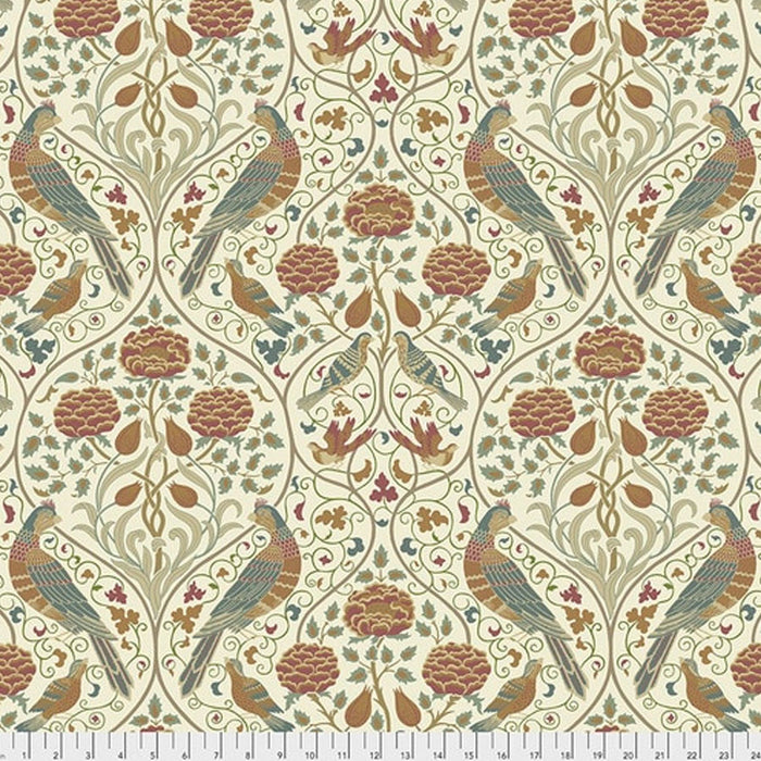 Seasons by May Large  fabric from Morris & Co. Sold by Candian online fabric store Woven Fabric Gallery.