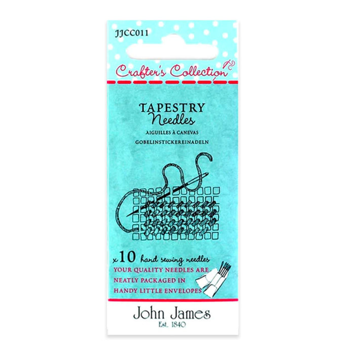 John James Tapestry Needles. Sold by Canadian online fabric store Woven Fabric Gallery.