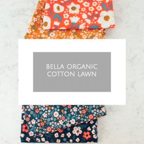 Bella Organic Cotton Lawn Woven Modern Fabric Gallery