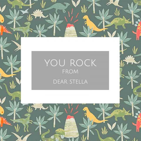 You Rock By Dear Stella Woven Modern Fabric Gallery