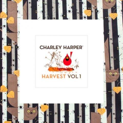 Harvest Vol 1 By Charley Harper - Woven Modern Fabric Gallery