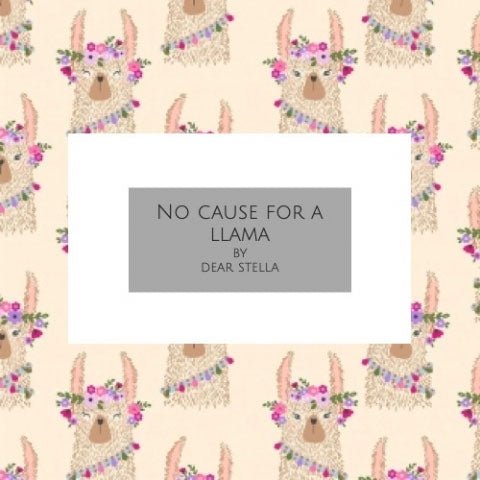 No Cause For A Llama From Dear Stella - Woven Modern Fabric Gallery