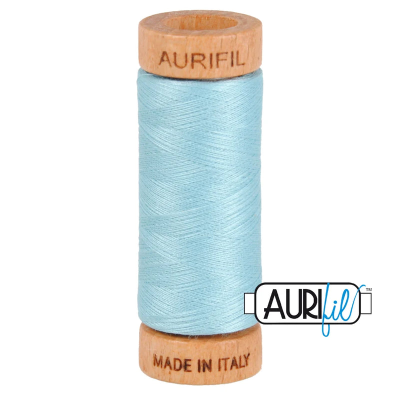 Aurifil 80wt Light Grey Turquoise #2805