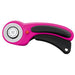 Olfa Rotary Cutter 45mm. Sold by Canadian online fabric store Woven Fabric Gallery.