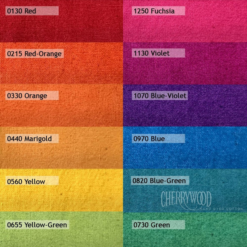 Cherrywood Medium Colour Wheel  Fat Quarters