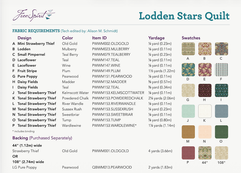 Lodden Stars PDF Quilt Pattern Download
