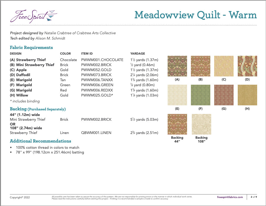 Meadowview Quilt Warm Download
