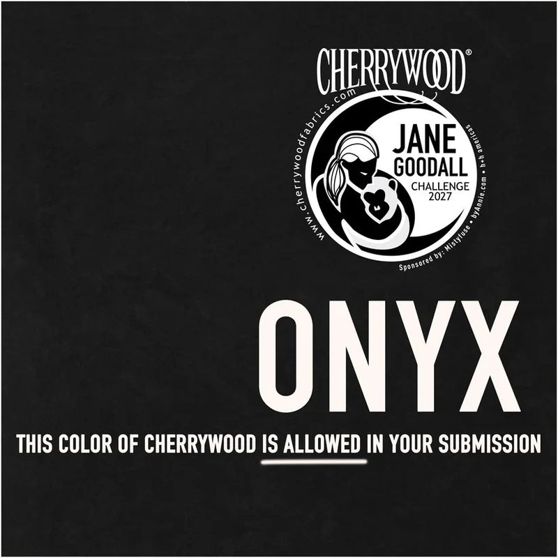 Cherrywood Jane Goodall Challenge Onyx 1/2 yard