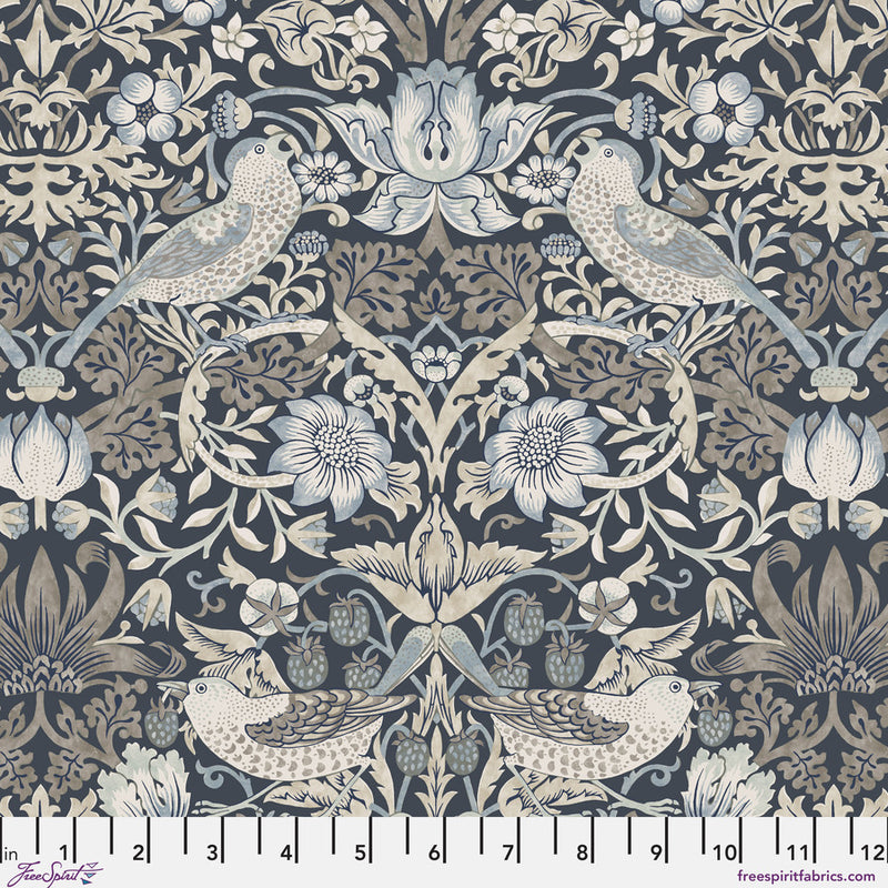 Morris & Co Morden Strawberry Thief Charcoal