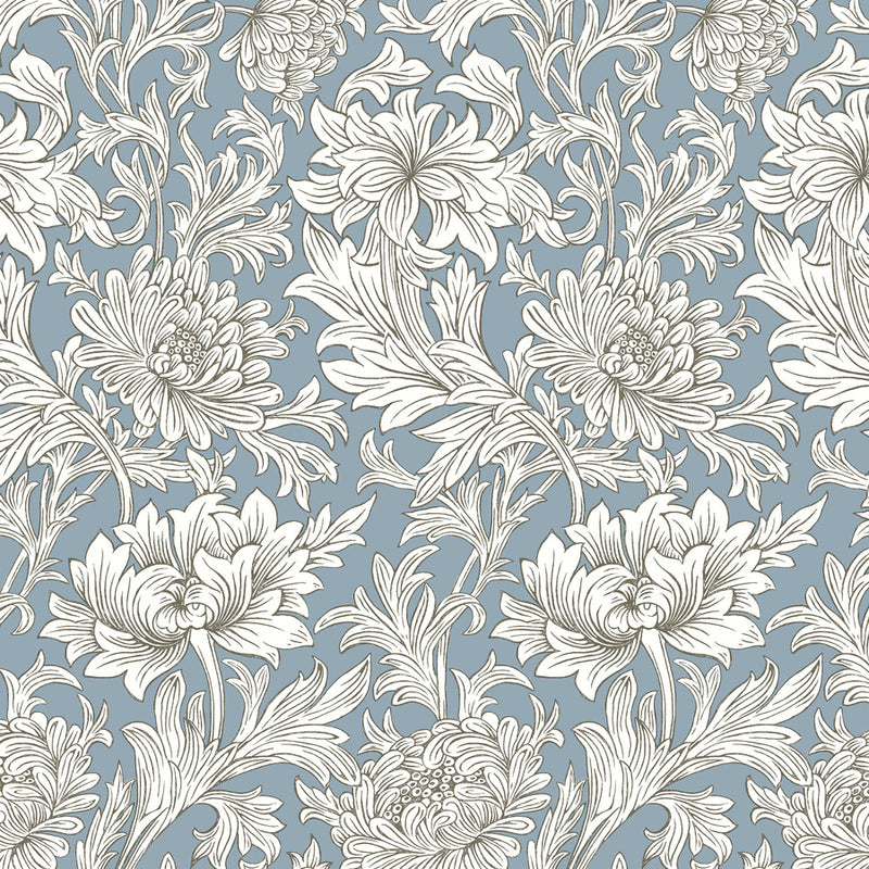 Morris & Co Morden Chrysanthemum Tonal