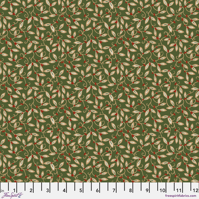 Mistletoe Green fabric from Morris & Co for sale at Woven Fabric Gallery