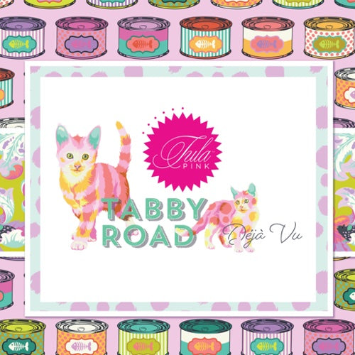 Tula Pink Tabby Road Deja Vu - Woven Modern Fabric Gallery