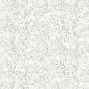 Acanthus Scroll Silver - Woven Modern Fabric Gallery