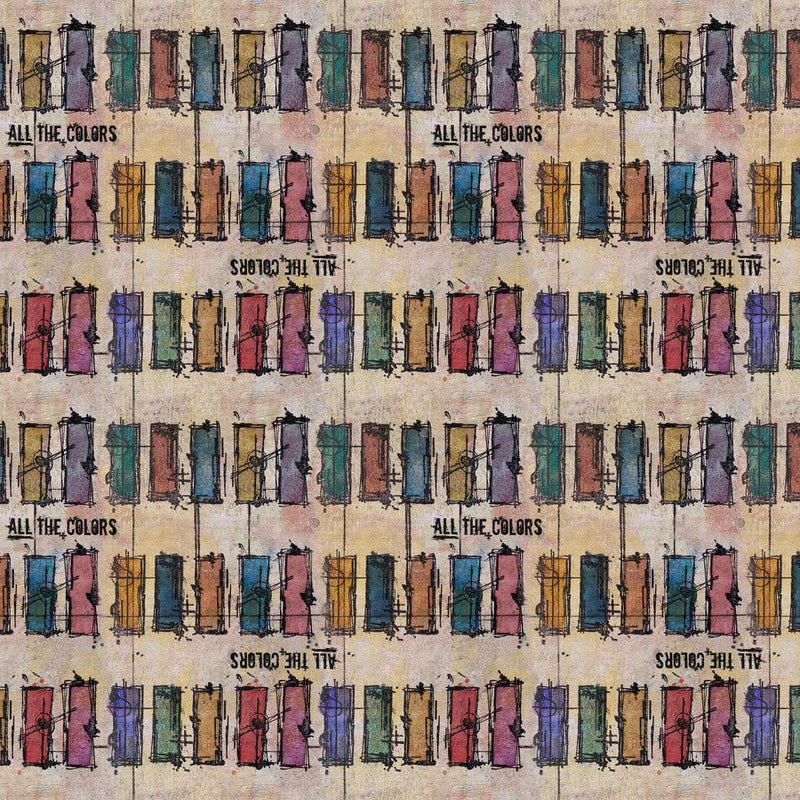 All the Colors Prism - Woven Modern Fabric Gallery