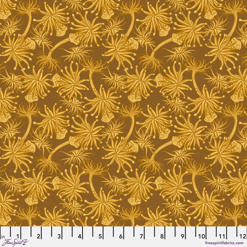 Anemones Golden - Woven Modern Fabric Gallery