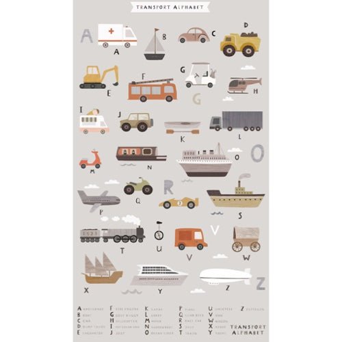 Are We There Yet Panel - Woven Modern Fabric Gallery