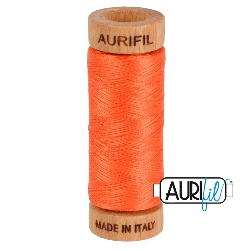 Aurifil 80wt Dusty Orange 1154 - Woven Modern Fabric Gallery