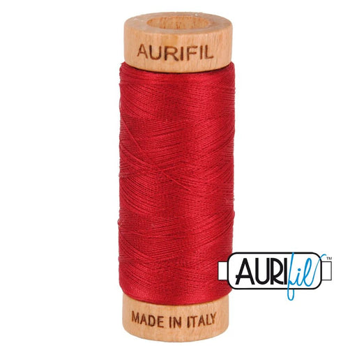 Aurifil 80wt Red Wine 2260 - Woven Modern Fabric Gallery