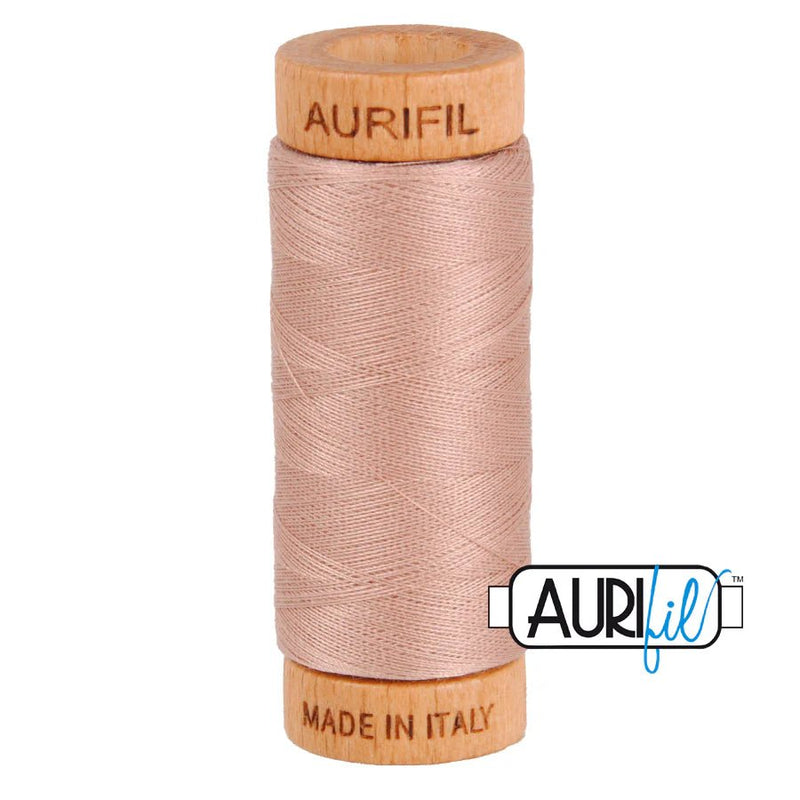 Aurifil 80wt Thread Antique Blush 2375 - Woven Modern Fabric Gallery