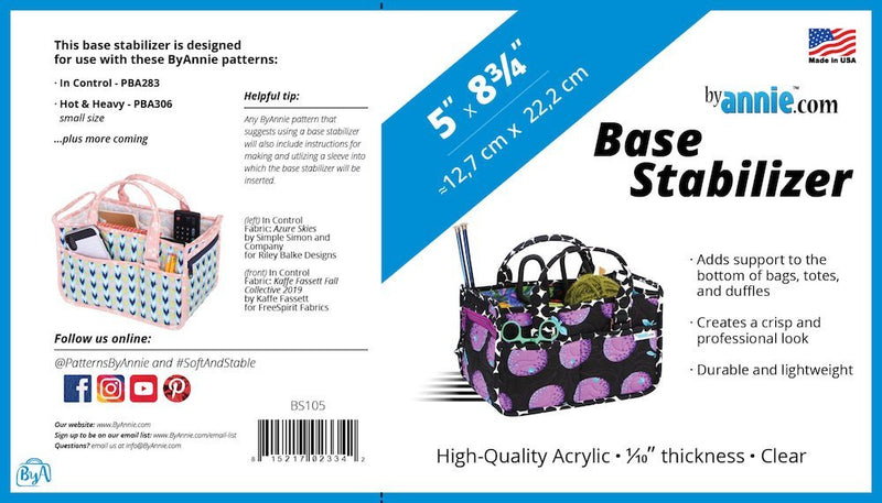 Base Stabilizer 5"x 8 3/4" - Woven Modern Fabric Gallery