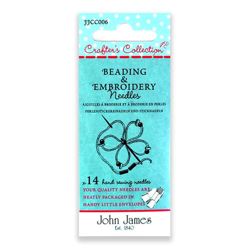 Beading Long & Short Needles - Woven Modern Fabric Gallery