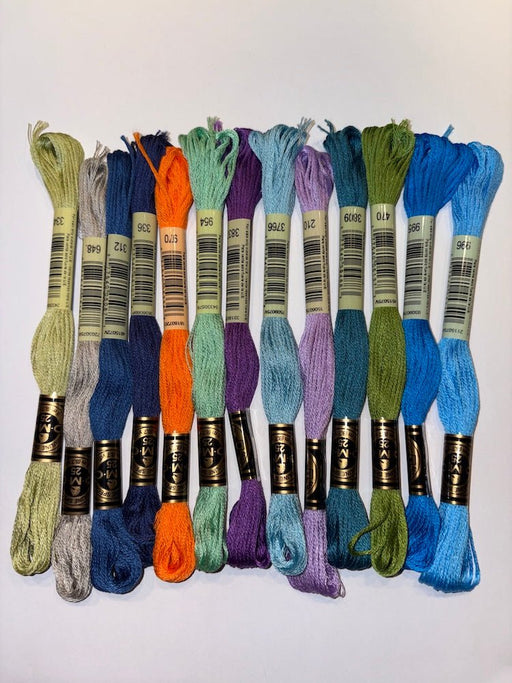 Beautiful Maker DMC Floss Bundle - Woven Modern Fabric Gallery
