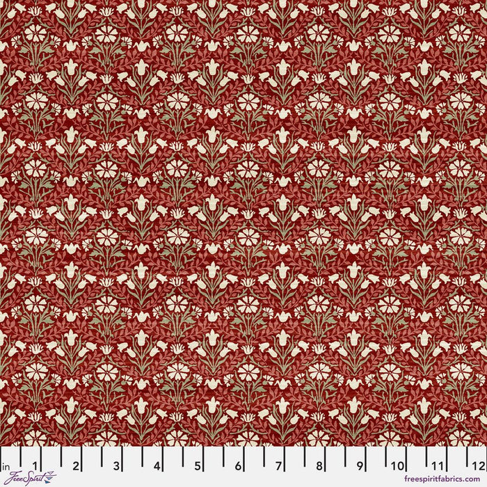 Bellflowers Red - Woven Modern Fabric Gallery