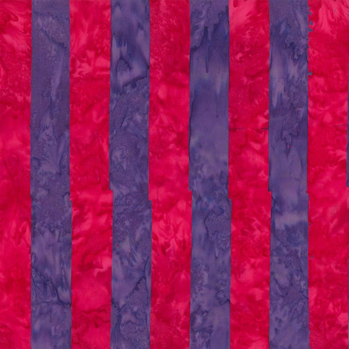 Big Stripe Red Batik - Woven Modern Fabric Gallery