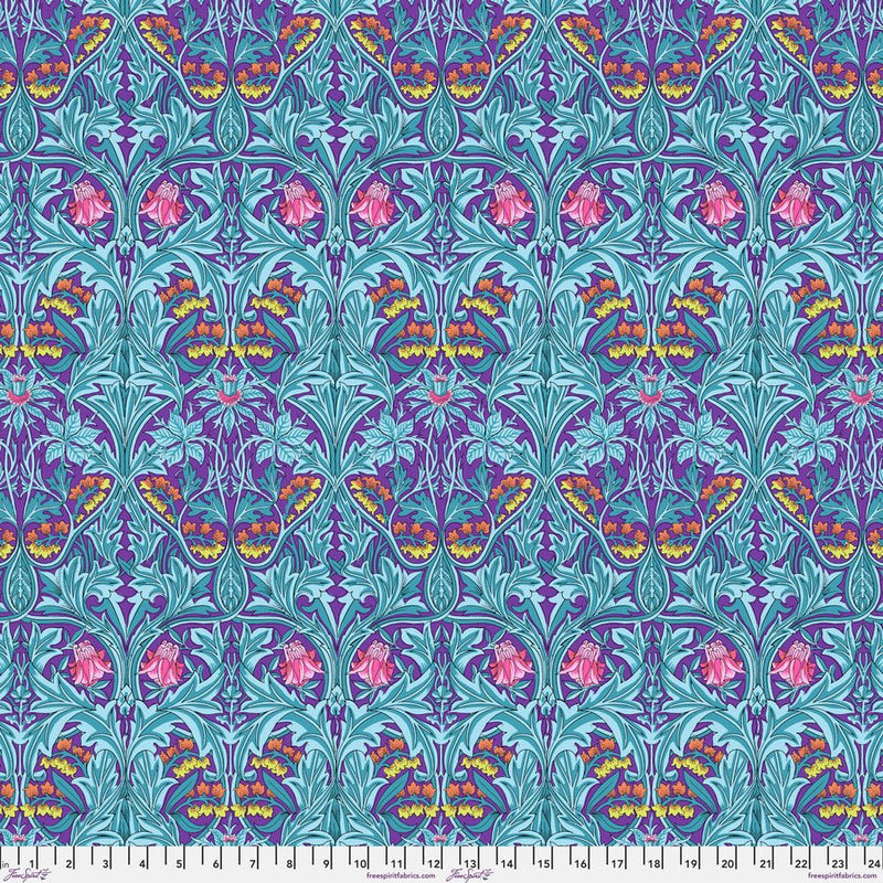 Bluebell Purple - Woven Modern Fabric Gallery
