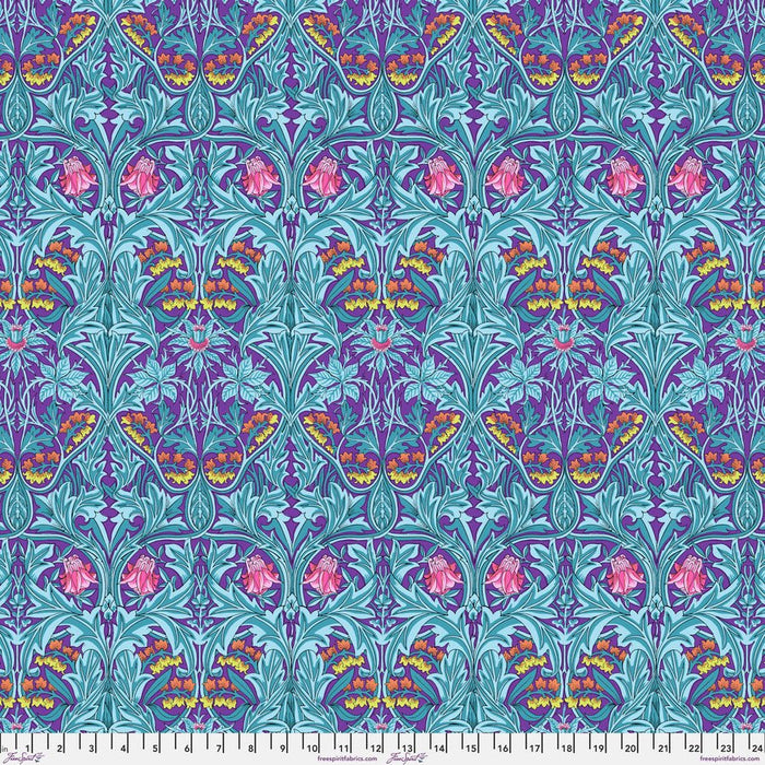 Bluebell Purple - Woven Modern Fabric Gallery