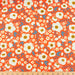 Bright Coral Lawn - Woven Modern Fabric Gallery