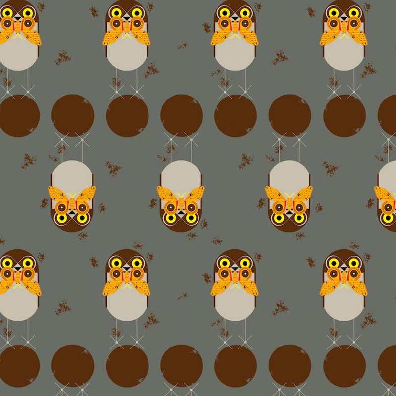 Burrowing Owl - Woven Modern Fabric Gallery