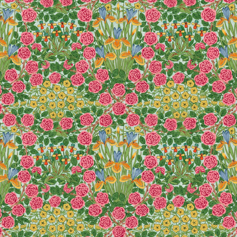 Campanula Seaglass Quilt Backing - Woven Modern Fabric Gallery