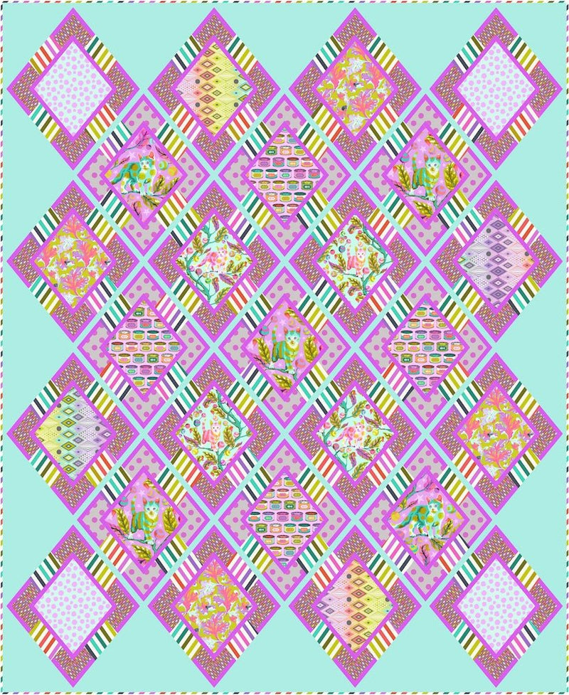 Cat's Cradle Quilt Pattern Download - Woven Modern Fabric Gallery