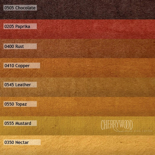 Cherrywood Fat Quarter Bourbon Bundle - Woven Modern Fabric Gallery
