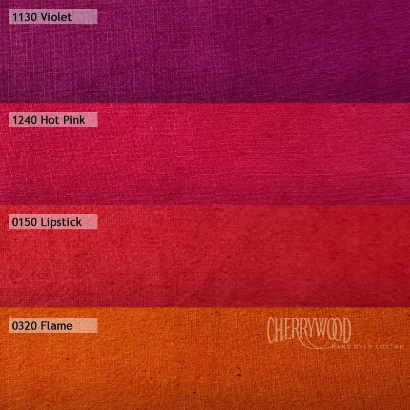 Cherrywood Fat Quarter Hot Medley Bundle - Woven Modern Fabric Gallery