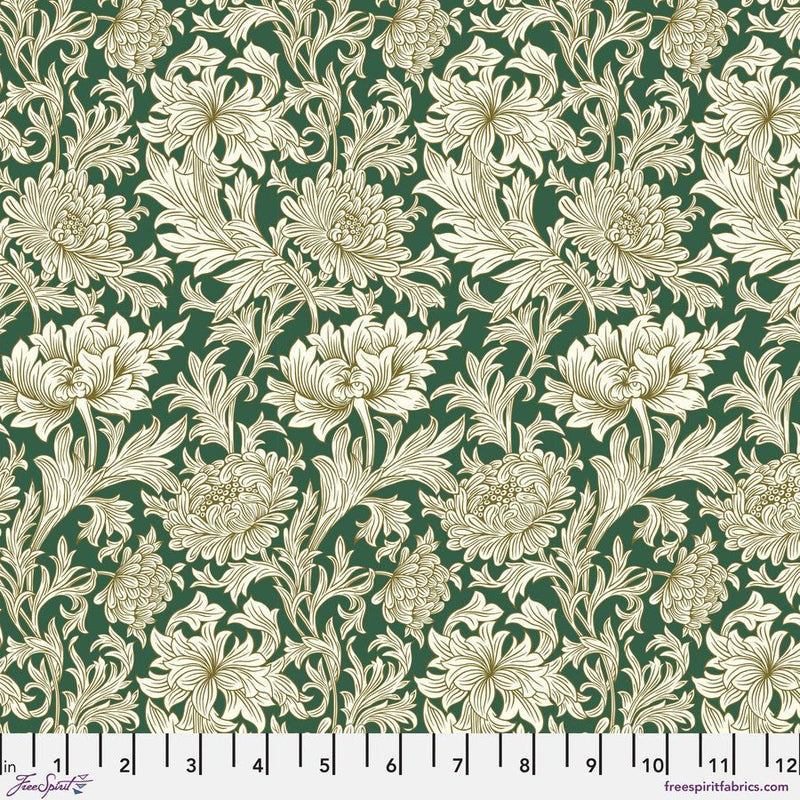 Chrysanthemum Toile Forest - Woven Modern Fabric Gallery