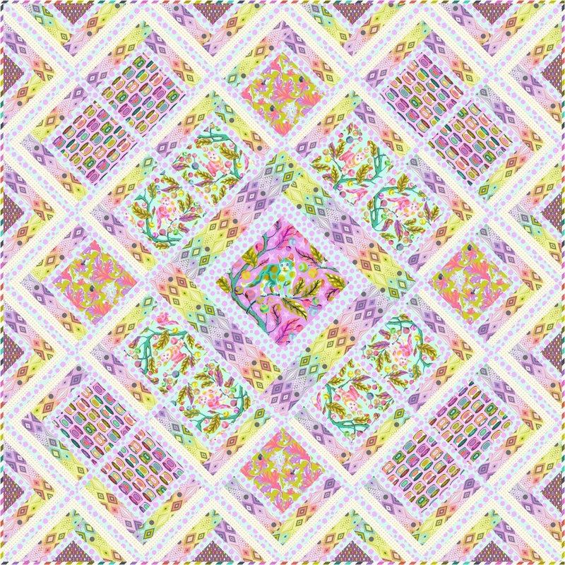 Cotton Candy Quilt Pattern Download - Woven Modern Fabric Gallery