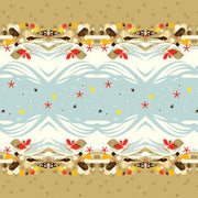 Crabitat Double Boarder - Woven Modern Fabric Gallery