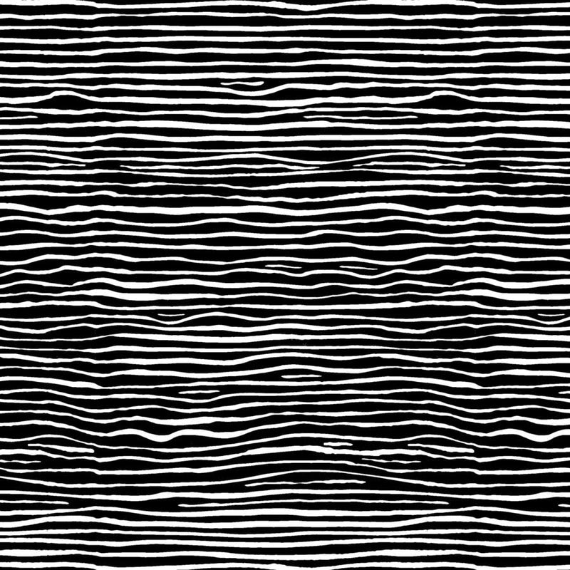 Creased Black - Woven Modern Fabric Gallery