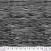 Creased Black - Woven Modern Fabric Gallery