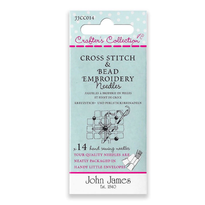 Cross Stitch & Bead Embroidery Needles - Woven Modern Fabric Gallery